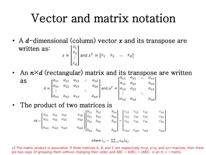 Inner product length orthogonal null and columns spaces. PPT - Introduction to Pattern Recognition for Human ICT