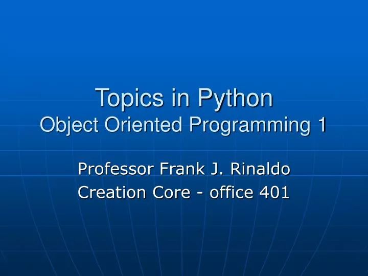 Python Object Oriented Programming Exam Prep Series Studybullet Com - Classic Retina Minimal Designs | Free Download