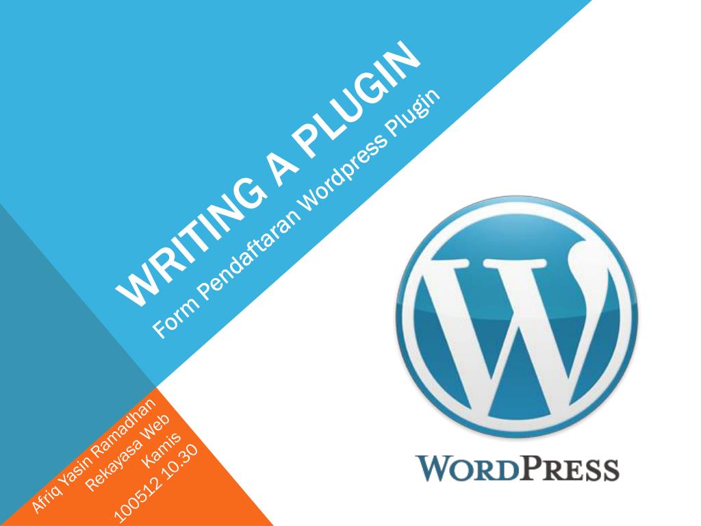 Misalnya, anda dapat menambahkan kotak centang untuk berlangganan ke formulir komentar, formulir pendaftaran, halaman checkout woocommerce, dan banyak lagi. Ppt Writing A Plugin Powerpoint Presentation Free Download Id 6274629
