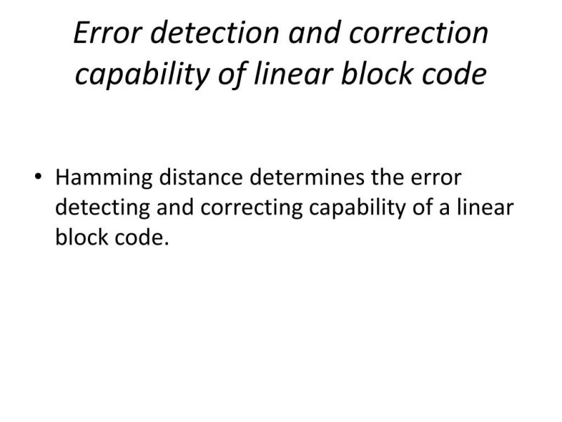 Linearblockcoding Pdf Code Error Detection And Correction - Elegant Landscape Image - Ultra HD