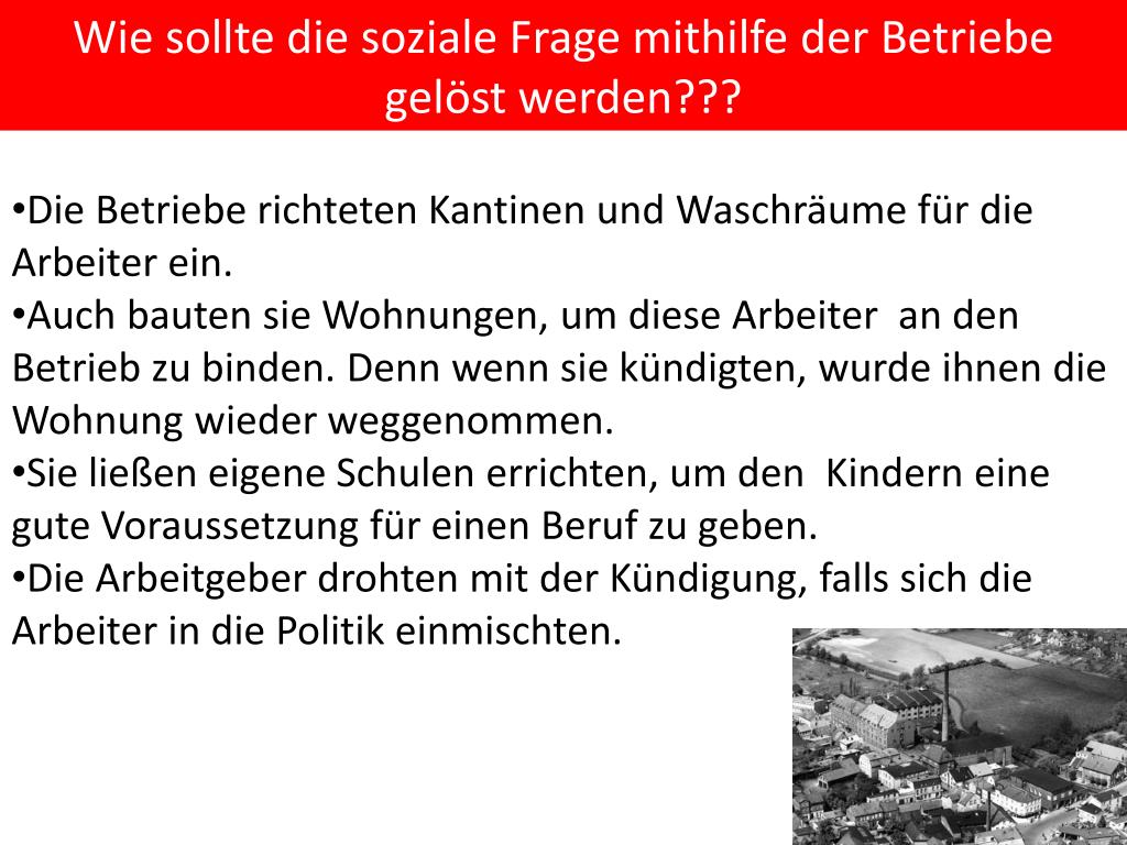 In der wohnung wurden beweismittel im rahmen eines betrugsverfahrens. PPT - LÃ¶sung der sozialen Frage PowerPoint Presentation