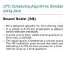 PPT - CPU Scheduling Algorithms Simulation Using Java PowerPoint ...