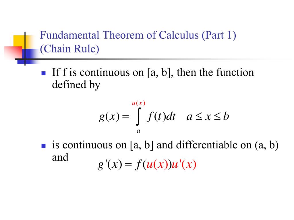 After tireless efforts by mathematicians for approximately 500 years, new techniques emerged that provided scientists with the necessary tools to explain many phenomena. Ppt The Ftc Part 2 Total Change Area U Sub Powerpoint Presentation Id 6736951