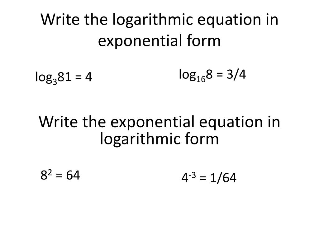 PPT - Logarithmic Functions & Their Graphs PowerPoint