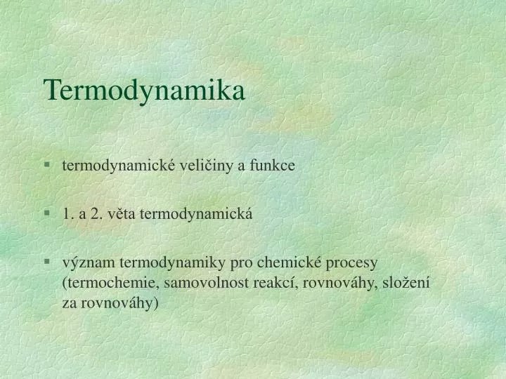 Ppt Termodynamika Powerpoint Presentation Free Download Id 6955247