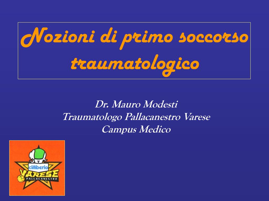 Ppt - Nozioni Di Primo Soccorso Traumatologico Powerpoint Presentation - Id:6974091 768_x_1024_jpg