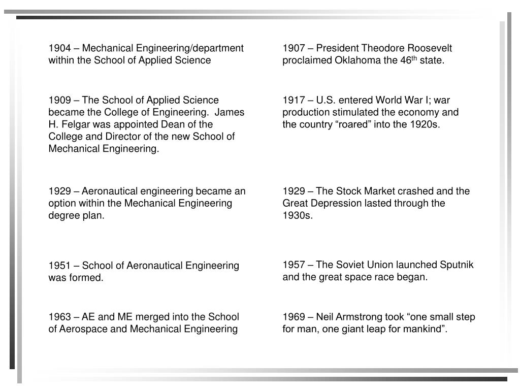 Ppt The School Of Aerospace And Mechanical Engineering At