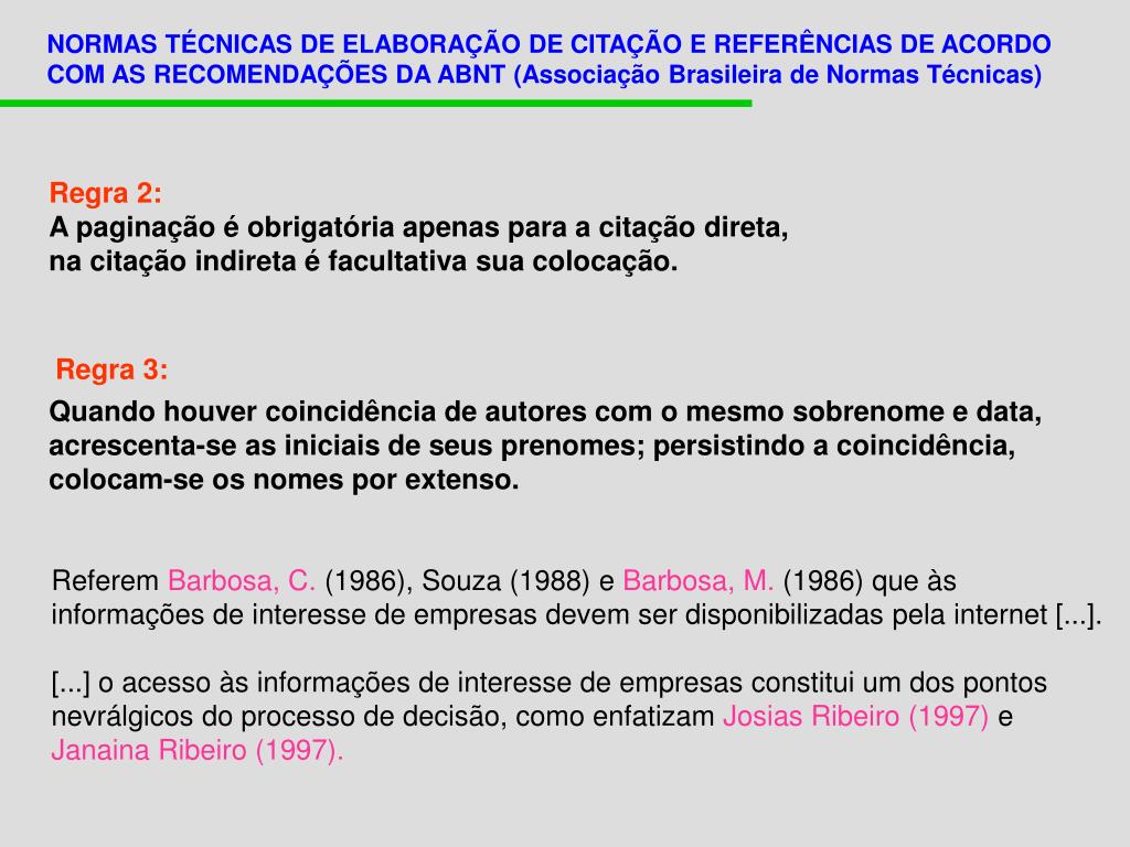 Ppt Citacao Nbr Powerpoint Presentation Free Download Id 7024584