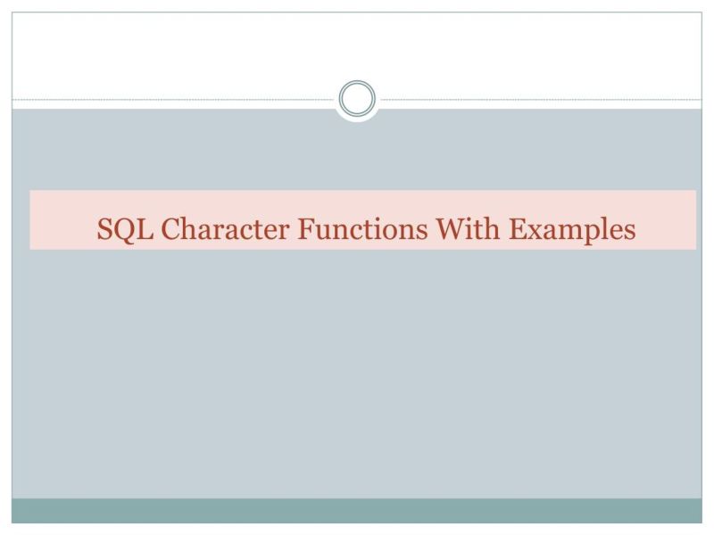 Character Functions In Sql Manipulating Text In Databases - Premium Abstract Image Gallery - Desktop