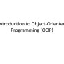 PPT - Introduction To Object-Oriented Programming (OOP) PowerPoint ...