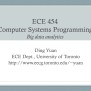 PPT - ECE 454 Computer Systems Programming Big Data Analytics ...