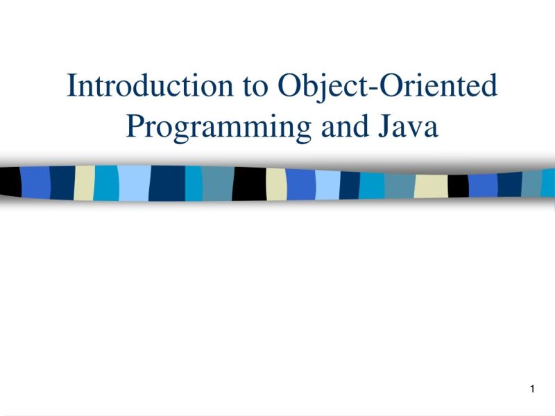 Ppt Introduction To Java Object Oriented Programming History And Features Powerpoint - Mountain Design Collection - Retina Quality
