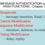 PPT - MESSAGE AUTHENTICATION And HASH FUNCTIONS - Chapter 11 PowerPoint ...