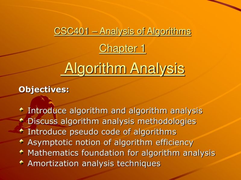Ppt Csc401 Analysis Of Algorithms Chapter 1 Algorithm Analysis - Best Space Backgrounds in Full HD