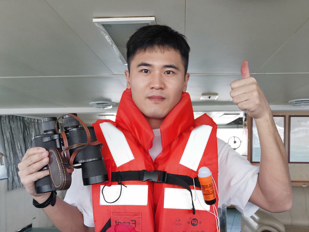 Meng Xiangyu poses for a photo, 2021. Courtesy of Meng Xiangyu