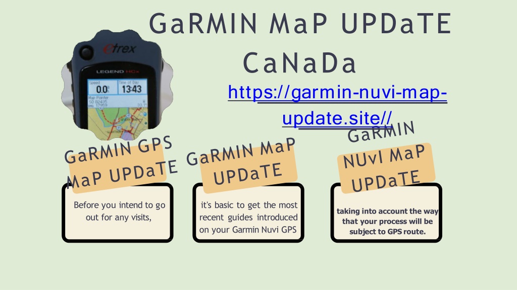 PPT Garmin Map Upgrade 1800 616 3128 Garmin Map Update Garmin Garmin Map Update Canada L 