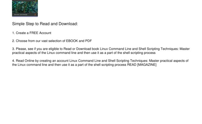 PPT - _PDF_ Linux Command Line And Shell Scripting Techniques: Master ...