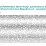 PPT - [READ PDF] Windows 10 Introduction Quick Reference Guide (Cheat Sheet Of Instruc ...