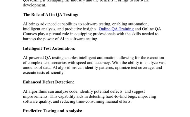 PPT - AI-Powered QA Testing: Revolutionizing Software Quality Assurance ...