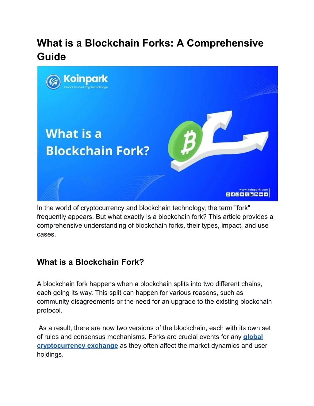 What Happens When A Blockchain Forks: A Comprehensive Guide