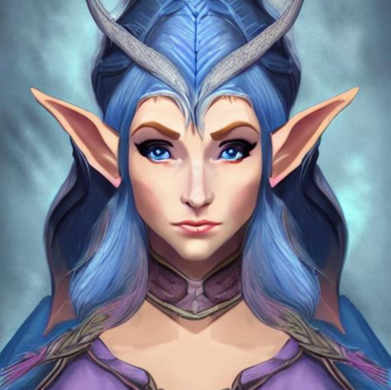 Mage Character Portrait Image Ai - Perfect Minimal Wallpaper - 8K