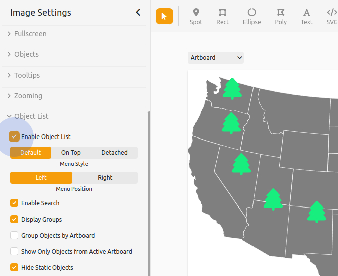 Image Map Pro 99plugs - Premium Gradient Art Gallery - Retina