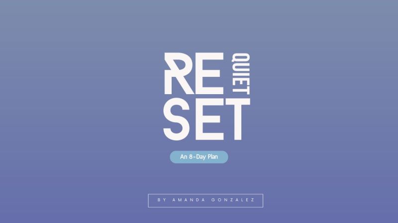 Quiet Reset Medium - Minimal Illustrations - Elegant Mobile Collection