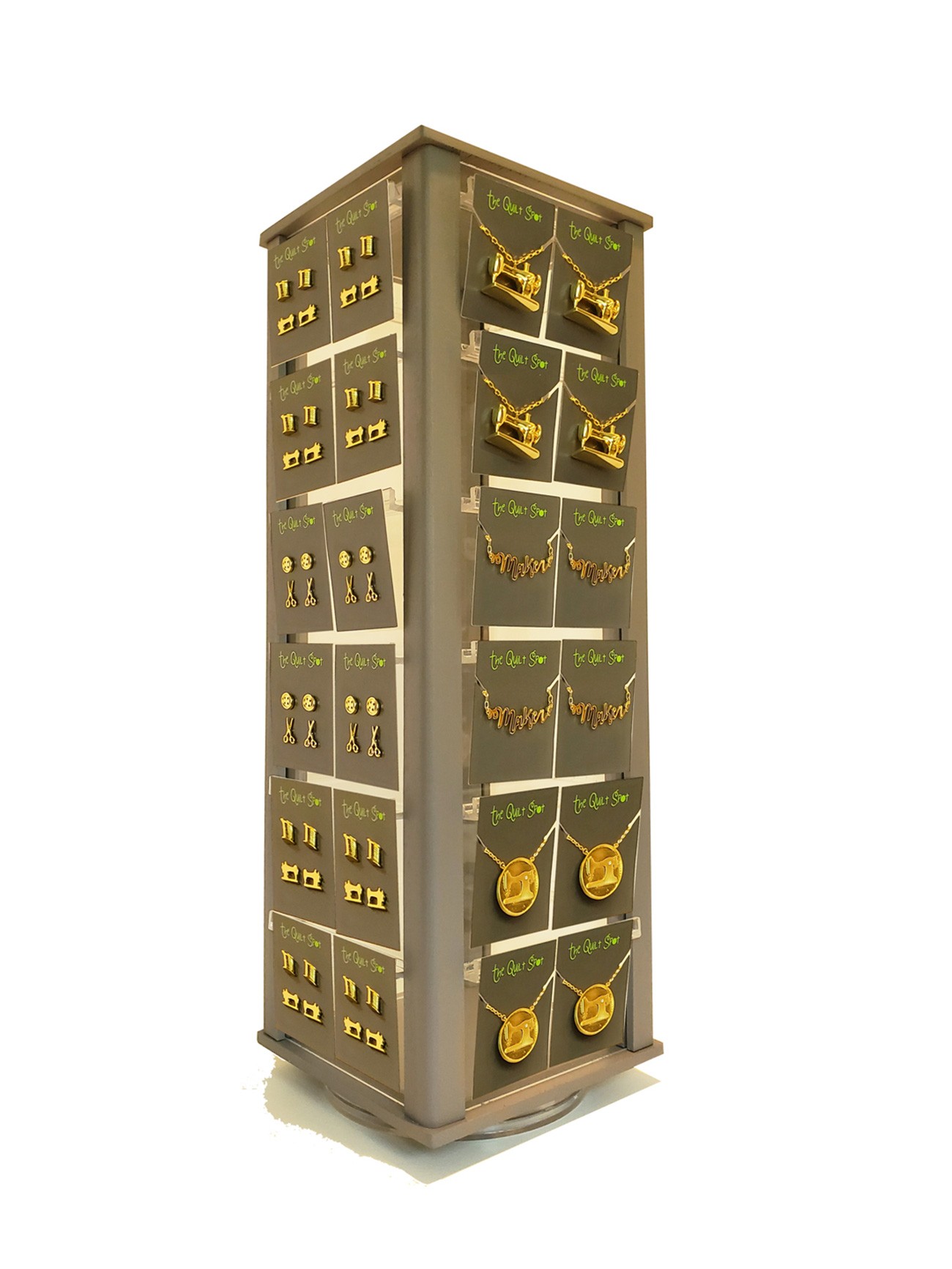 No, we're not talking about the flu. Jewelry Spinner Display - Tall