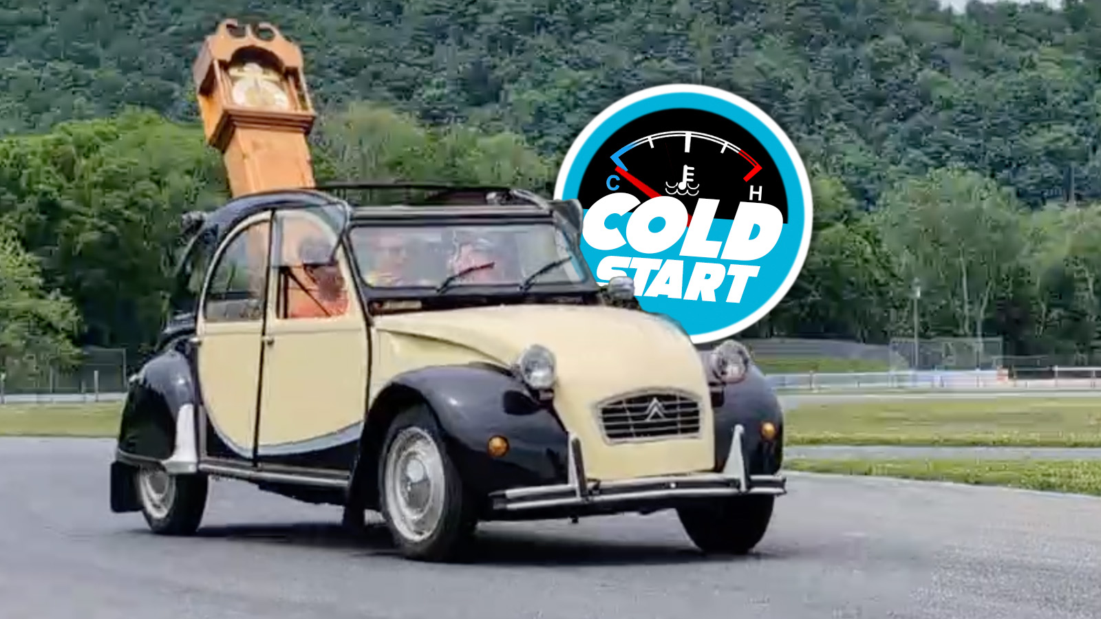 Breaking Track Records with a Citroën 2CV and a Grandfather Clock (2026)