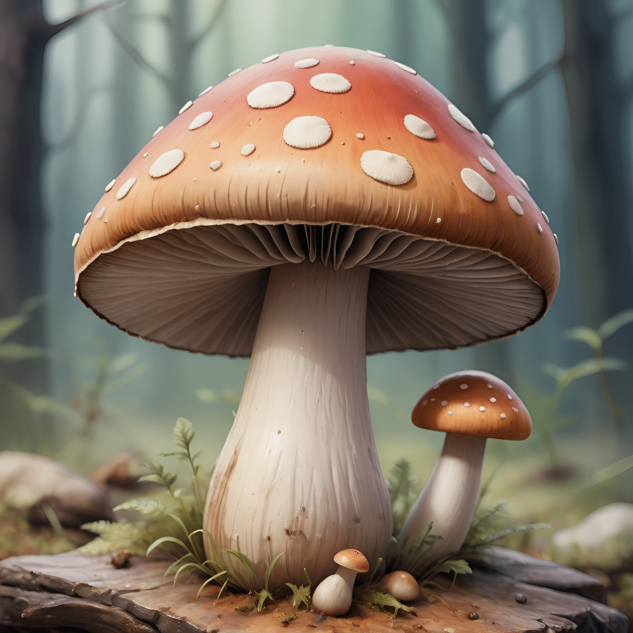 Enchanted Forest Mushrooms Free Download Ai Scribbles