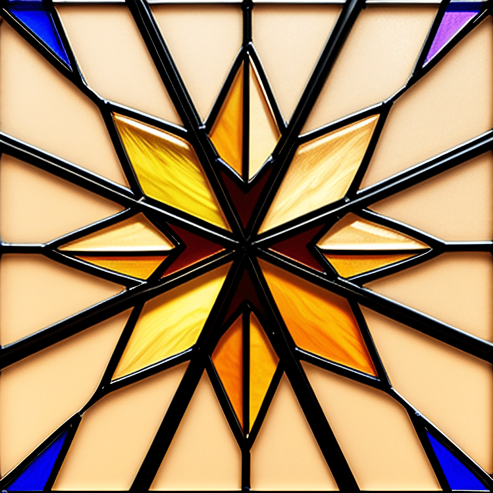 Geometric Stained Glass Art Free Download Ai Scribbles