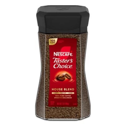 No part of this site may be reproduced without our written permission. NESCAFE Tasters Choice Coffee Instant House Blend Jar - 7
