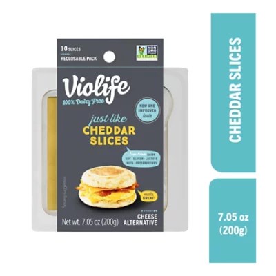 Violife Just Like Mature Cheddar Slices - 34 Cheddar Cheese Nutritional Label - It's perfect blend of texture and tang will satisfy .