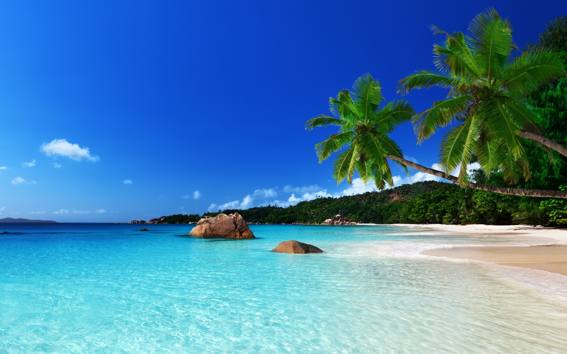 Tropical island bliss: stunning hd wallpaper