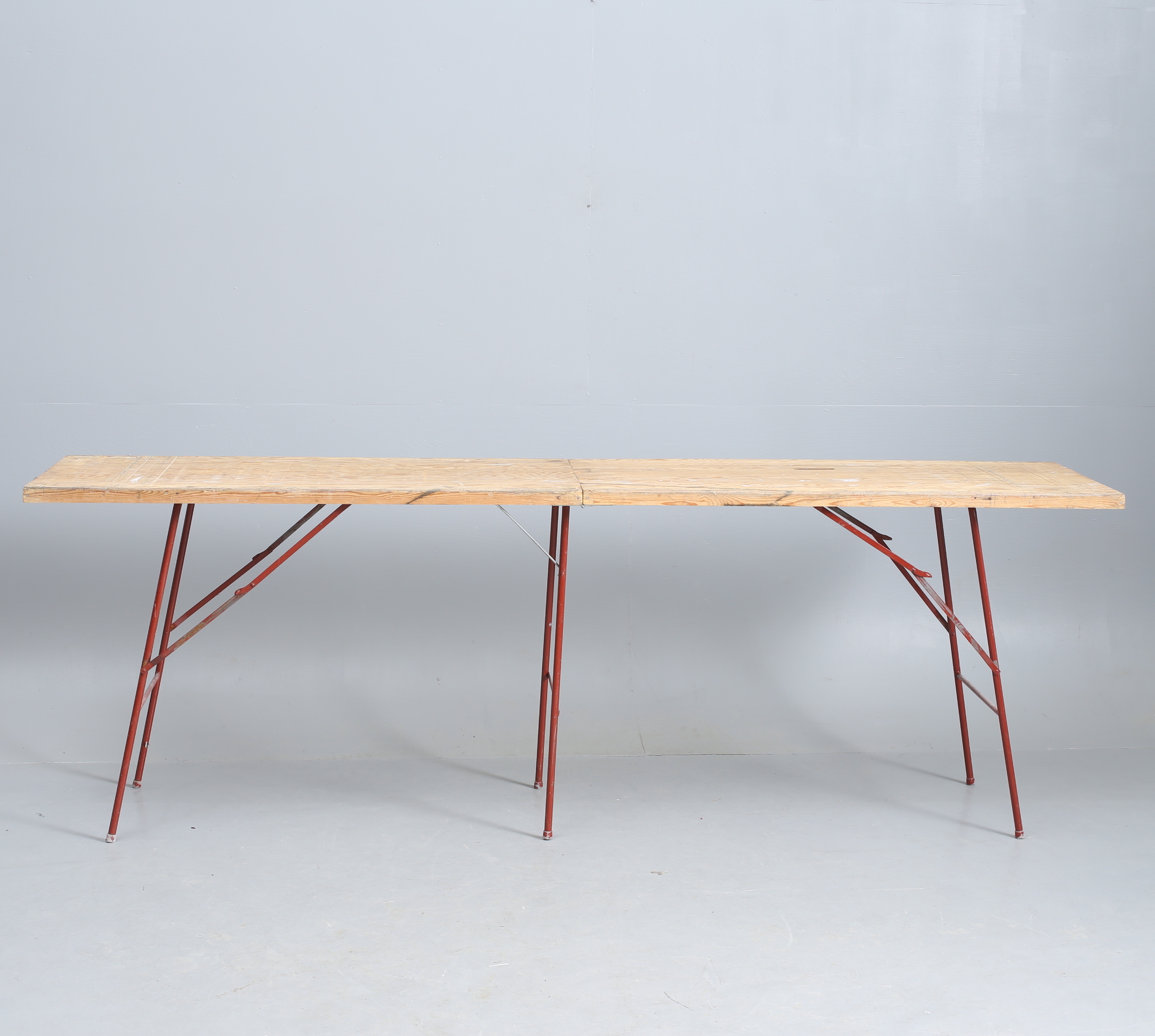 Pasting boards & tables, wallpaper trestles / extras/ accessories tags: Wallpaper Table Wooden Board And Steel Legs Other Other Auctionet