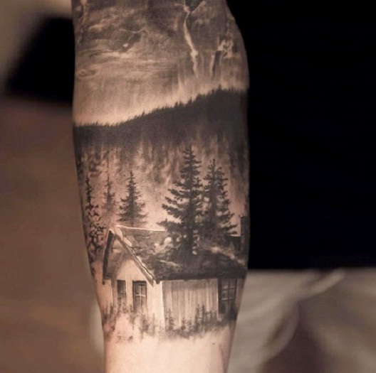 'i had to just go into … Cabin In The Woods 24 Most Amazing Illusion Tattoos