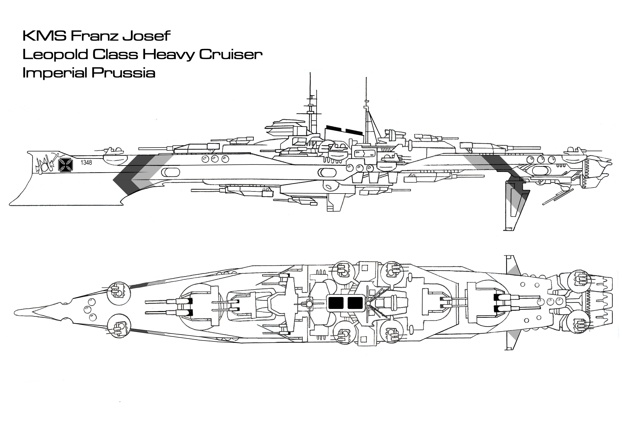 Darkstar Warship Design Leopold Class Heavy Cruiser