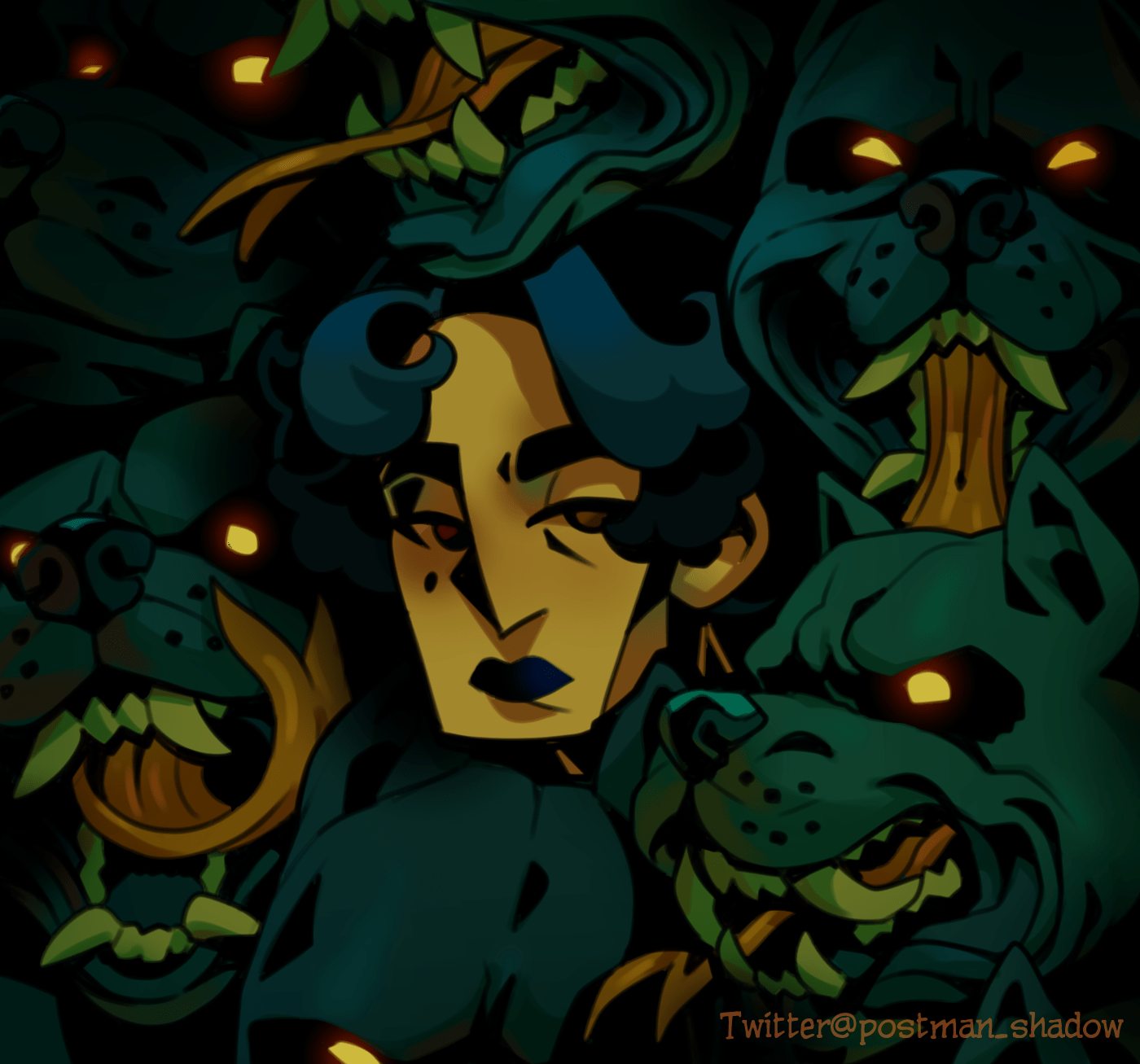 Shadow Postman Exclusive Content On Boosty - Best Abstract Arts in High Resolution