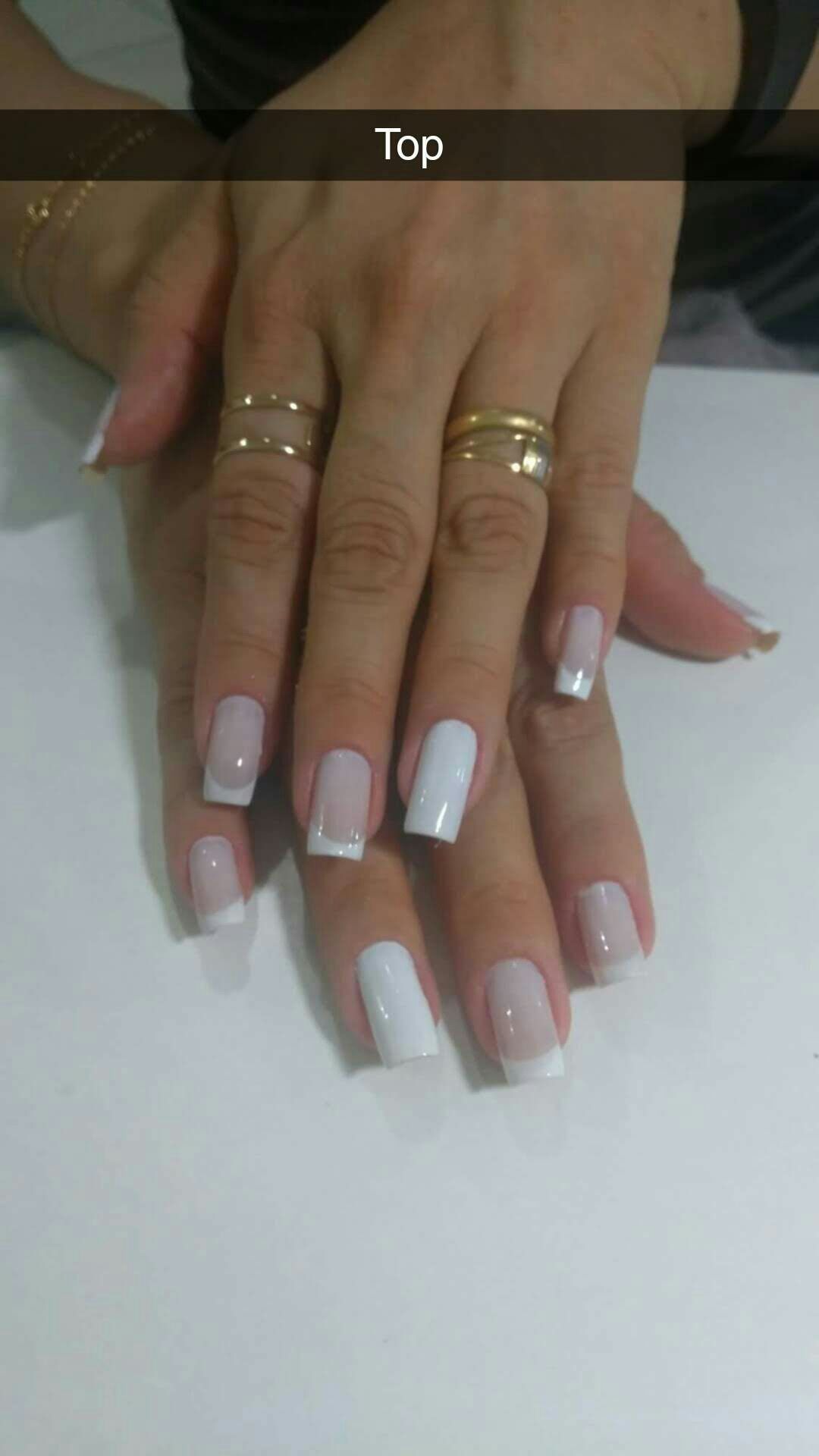 pics Francesinha Sorriso Unha Em Gel Decorada unhas delicadas e charmosa francesinha