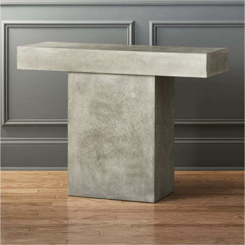 Free shipping on orders $35+. fuze grey console table | CB2
