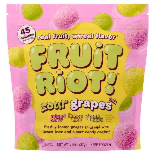 Fruit Riot Sour Grapes Mix Candy 8 Oz Fairway 1