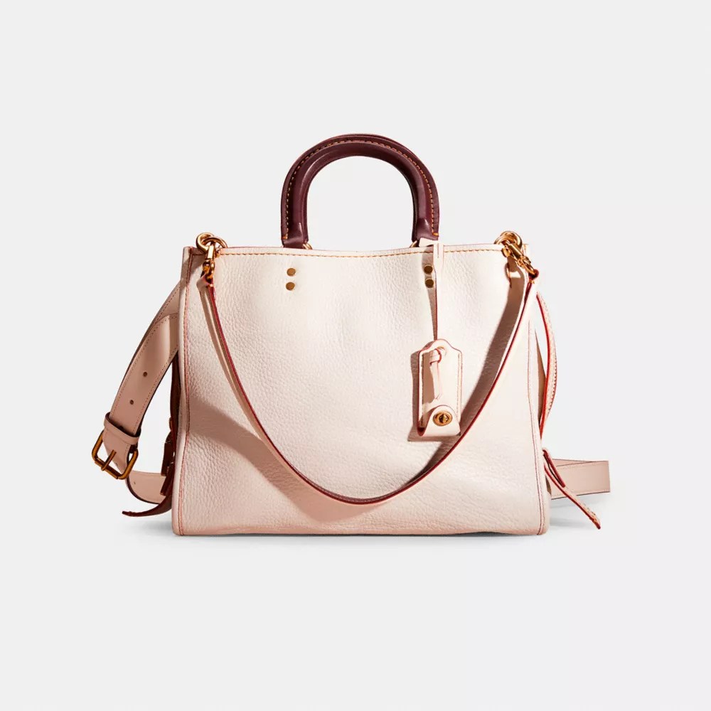 Coach Rogue 20 In Python Brass Chalk Editorialist - Premium City Texture Gallery - 4K