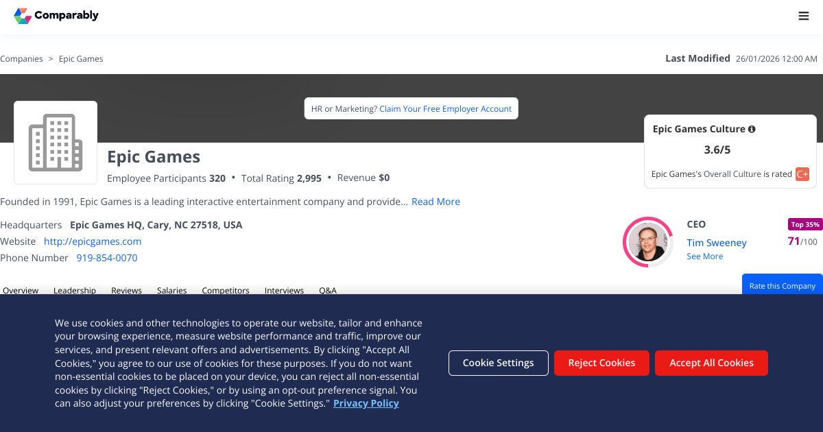 As of may 24, 2020, the average annual pay for the epic intern jobs category in the united states is $72,227 a year. Epic Games Employees Comparably