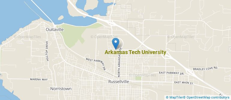 Arkansas Tech University Science Programs Course Advisor Map Lg.