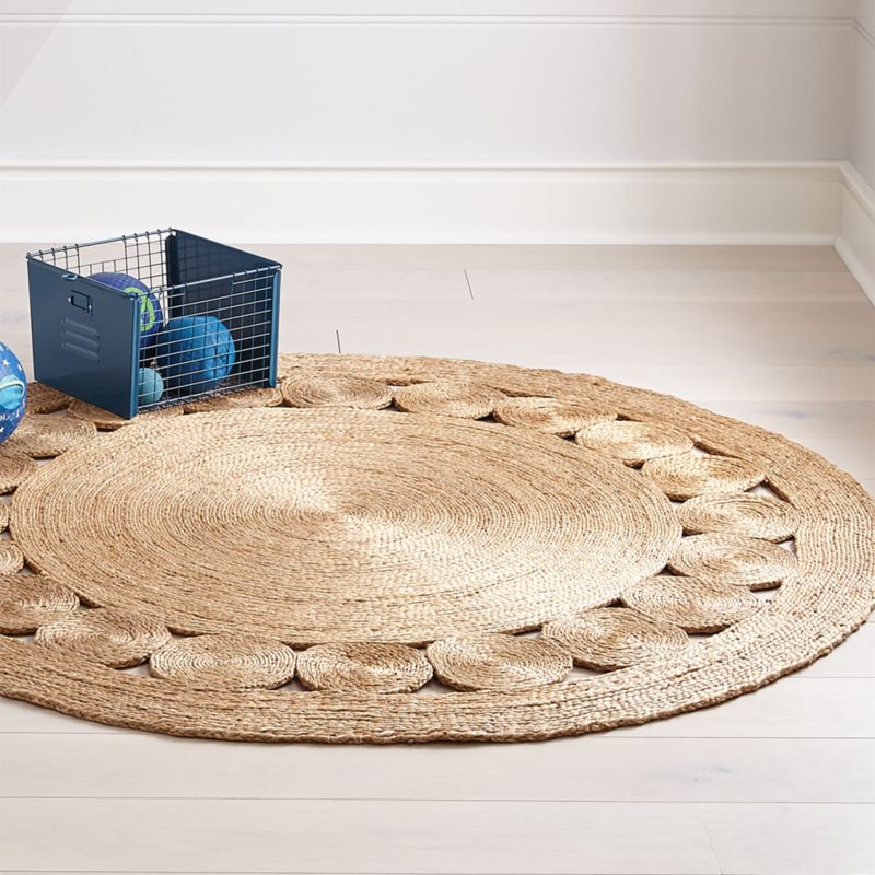 Round Jute Rug 5' + Reviews | Crate and Barrel