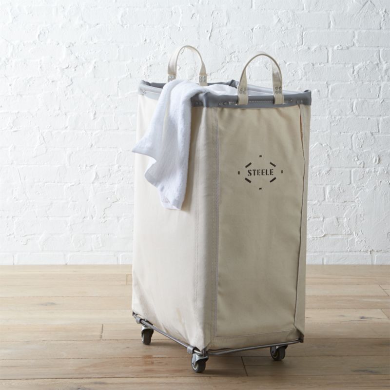 Plus, create a baby or wedding registry. Steele Vertical Canvas Laundry Bin + Reviews | Crate and