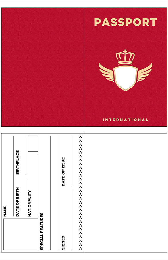 Make pocketmods (little booklets) with ms word leaflet template,. 25+ Printable Free Passport Templates PSD, Illustrator Designs