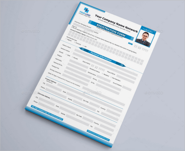 Jotform's free registration form templates are customizable and simple to edit. 17 Registration Form Templates Free Word Psd Documents