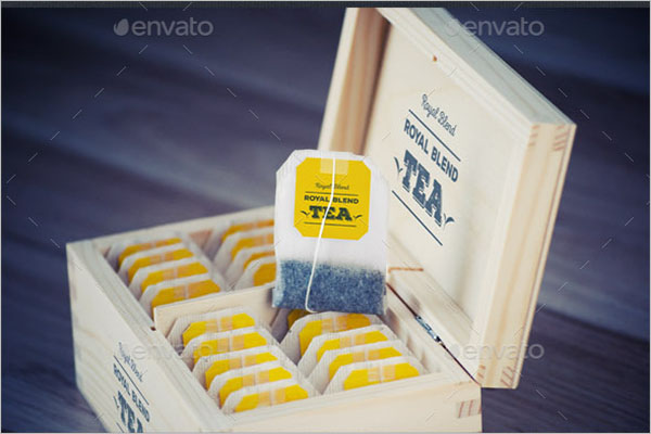 240+ best tea packaging mockup templates · 1. 18 Tea Box Mockup Psd Free Download Creative Template