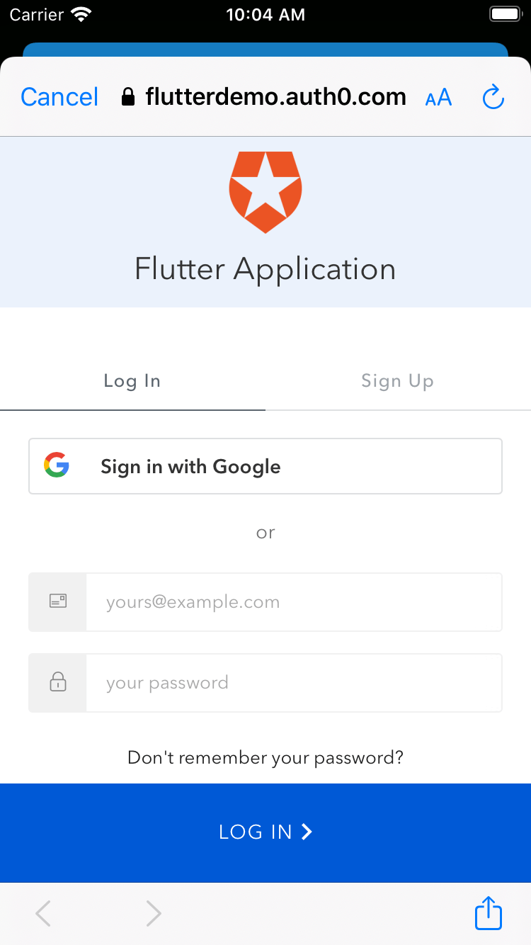 First create the flutter project in your ide. Get Started With Flutter Authentication